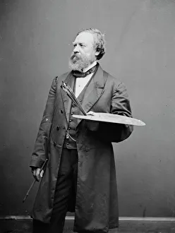 Glass Negatives 1850 1870 Gmgpc Gallery: Constantino Brumidi, between 1855 and 1865. Creator: Unknown