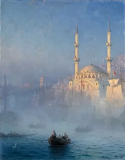 Aivazovsky Collection: Constantinople. The Nusretiye Mosque, 1884