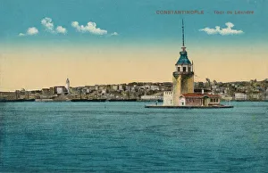 Bosphorus Prints: Constantinople - Tour de Leandre, c1900