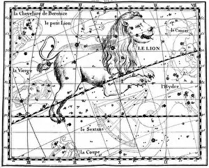 Constellation of Leo, 1775. Artist: Jean Fortin