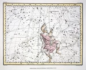 The Constellations (Plate IV) Auriga, Camelopaardalis, Telescopium Herschelli, 1822