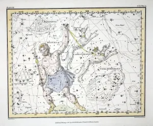 Calisto Prints: The Constellations (Plate VII), 1822