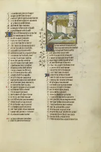 The Construction of a Castle in which the Personification of Jealousy Wishes to... about 1405. Creator: Unknown