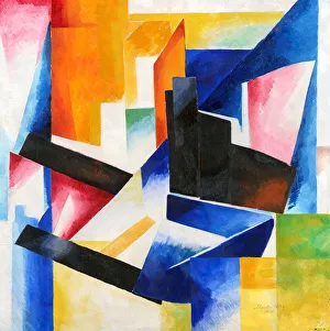 Alexandra Alexandrovna 1882 1949 Gallery: Construction of color planes, 1921