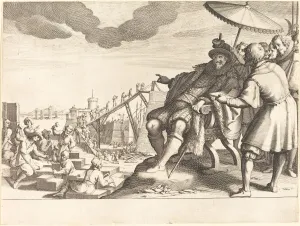 Construction and Fortification of the Port of Livorno, c. 1614. Creator: Jacques Callot