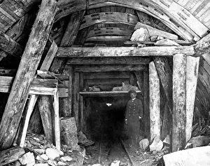 Development Prints: Construction of a Tunnel Walls, 1900-1904. Creator: Unknown