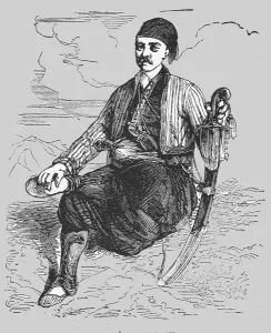 Scabbard Prints: Consul's Attendant; Industrious Classes in Constantinople, 1854. Creator: Unknown