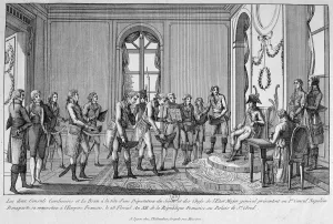 Lebrun Prints: The Two Consuls Cambaceres and Le Brun nominate Napoleon Emperor, 19th century