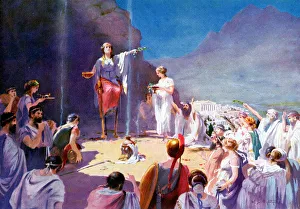 Prediction Prints: Consulting the Delphic Oracle, 19th century