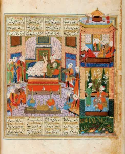 Erotic Prints: The Consummation of the Marriage Between Khusraw and Shirin (Miniature From the Cycle of Eight Poeti Artist)