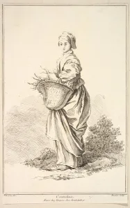Contadina, from Recueil de diverses fig. res etrangeres Inventees par F