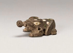 Container For Lime in the Shape of a Frog, c. 100 B.C./A.D. 500. Creator: Unknown