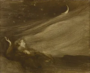 The Contemplator, 1901. Creator: Eugene Carriere (French, 1849-1906)