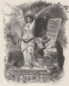 Nanteuil Celestin Prints: Contemporary Artists, ca. 1847. Creator: Celestin Nanteuil
