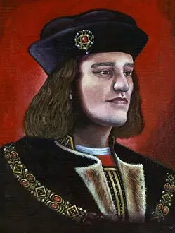 Acrylic Gallery: Contemporary painting of King Richard III (1452-1485), 2013. Artist: Karen Humpage