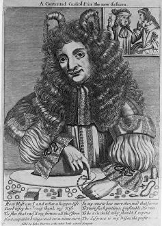 Wealth Collection: A Contented Cuckhold in the new fashion, c. 1680