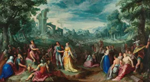 Mercy Prints: The Continence of Scipio, 1600. Creator: Karel van Mander I
