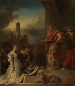 Mercy Prints: The continence of Scipio, 1672. Creator: Joan van Noort