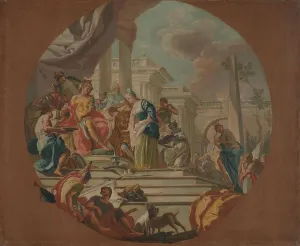 Magnanimity Prints: The Continence of Scipio, 1765-1770. Creator: Giacinto Diana