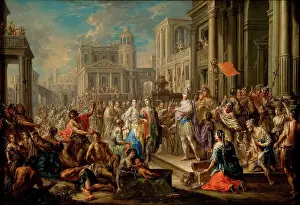 War Atrocities Prints: The Continence of Scipio Africanus