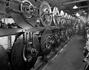 Steelworker Prints: Continuous bandsaw blades, Slack Sellers & Co Ltd, Sheffield, South Yorkshire, 1963
