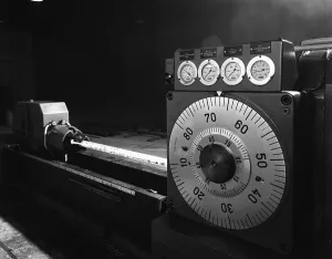 Gauge Prints: A continuous forge in operation at the Edgar Allen Steel Founders
