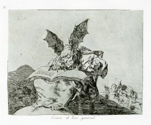 Disasters Of War Prints: Contra el bien general (Against the common good)