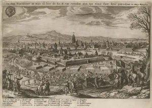 Contrafacter of Frankfurt am Main with passage of the Swedes under Gustav Adolf Contrafacter of Frankfurt am Main with passage of the Swedes under Gustav Adolf