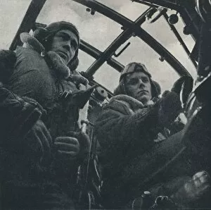 At the controls, 1941. Artist: Cecil Beaton