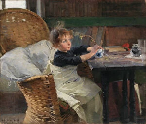 Images Dated 7th June 2019: The Convalescent, 1888. Creator: Schjerfbeck, Helene (1862-1946)