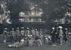 Recovering Prints: Convalescent Indian Soldiers Playing Quoits on the Eastern Lawns, c1915, (1939)