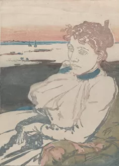 Auguste Louis Lepère Gallery: Convalescent, Mme Lepère, 1892. Creator: Auguste Lepere