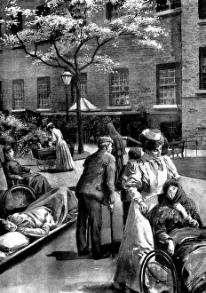 Patient Prints: Convalescent: a sketch at the London Hospital, 1898. Creator: Unknown
