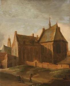 Convent Prints: Convent of Saint Agnes in Utrecht, 1650-1658. Creator: Pieter des Ruelles