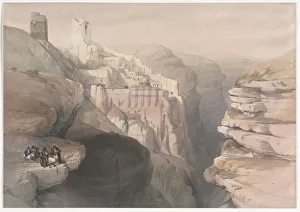 David Roberts Prints: Convent of St. Saba, 1839. Creator: David Roberts (British, 1796-1864)