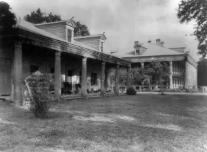 Convent on Uncle Sam Plantation, St. James Parish, Louisiana, between 1927 and 1943. Creator: Frances Benjamin Johnston