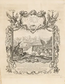 Corvinus Prints: The Convention of Milan on March 1707. Creator: Corvinus; Johann August (1683-1738)