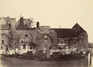 Gravestone Gallery: Conventual Buildings, Bury, 1858. Creator: Alfred Capel-Cure