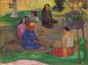 Shaded Prints: Conversation, (Les Parau Parau), 1891. Creator: Paul Gauguin