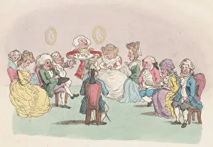 Bunbury Prints: Conversazione, March 20, 1803. March 20, 1803. Creator: Thomas Rowlandson