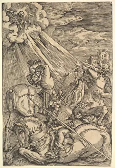 Conversion Collection: Conversion of Paul, ca. 1514. Creator: Hans Baldung