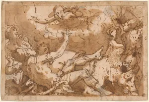 Paul The Apostle Prints: The Conversion of Saint Paul, 1554. Creator: Giorgio Vasari