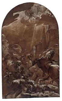 Paul The Apostle Prints: The Conversion of Saint Paul, 1587/89. Creator: Lodovico Carracci