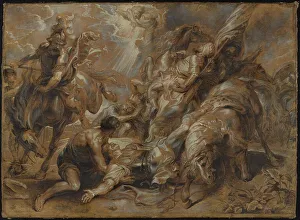 Diepenbeeck Abraham Jansz Van Prints: The Conversion of Saint Paul, 1640s. Creator: Abraham Jansz van Diepenbeeck