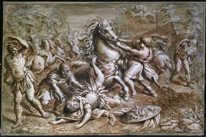 Pietro Berrettini Prints: The Conversion of Saint Paul, 17th century. Artist: Pietro da Cortona