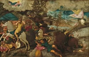 Giacomo Tintoretto Gallery: The Conversion of Saint Paul, c. 1544. Creator: Jacopo Tintoretto