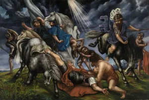 Conversion Collection: The Conversion of Saul, 1857. Creator: Simeon Griswold