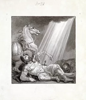 Saul Gallery: The Conversion of Saul, c1810-c1844. Artist: Henry Corbould