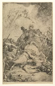 Conversion Collection: The Conversion of Saul, ca. 1650-1725. Creator: H Bem