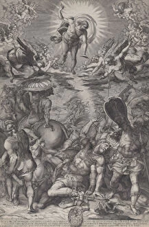 Saul Gallery: The conversion of Saul, who lies on the ground surrounded by horses